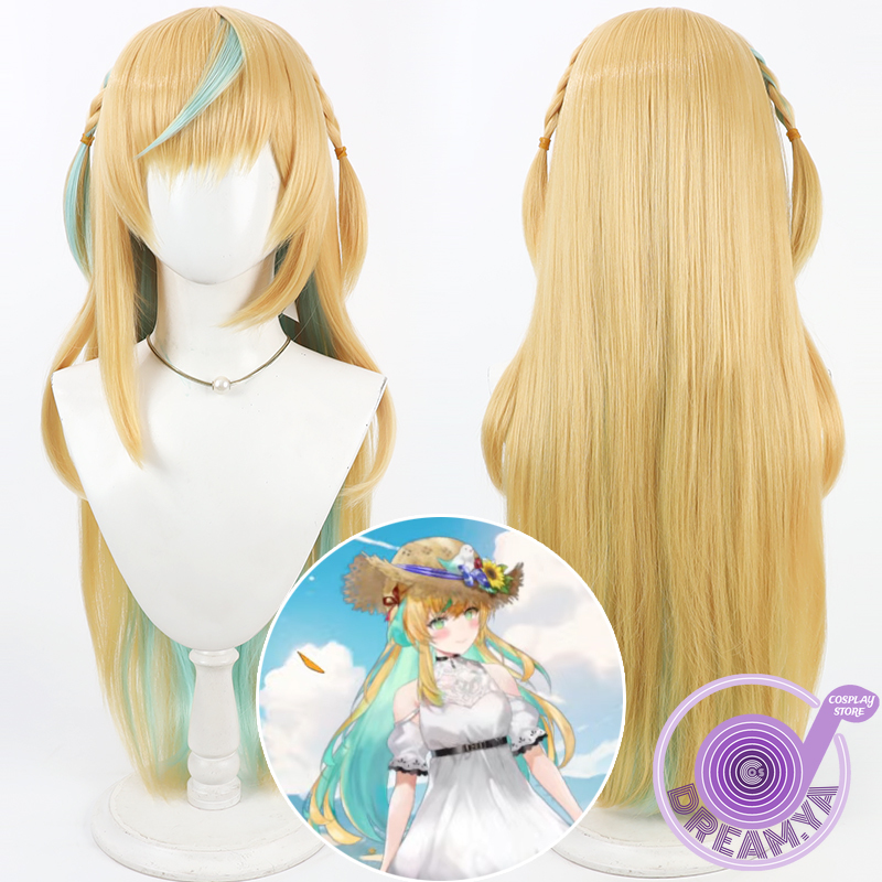 Anime Cosplay Wig Heat Resistant - Parrucca cosplay Tachitsute Toto Vtuber Bionda