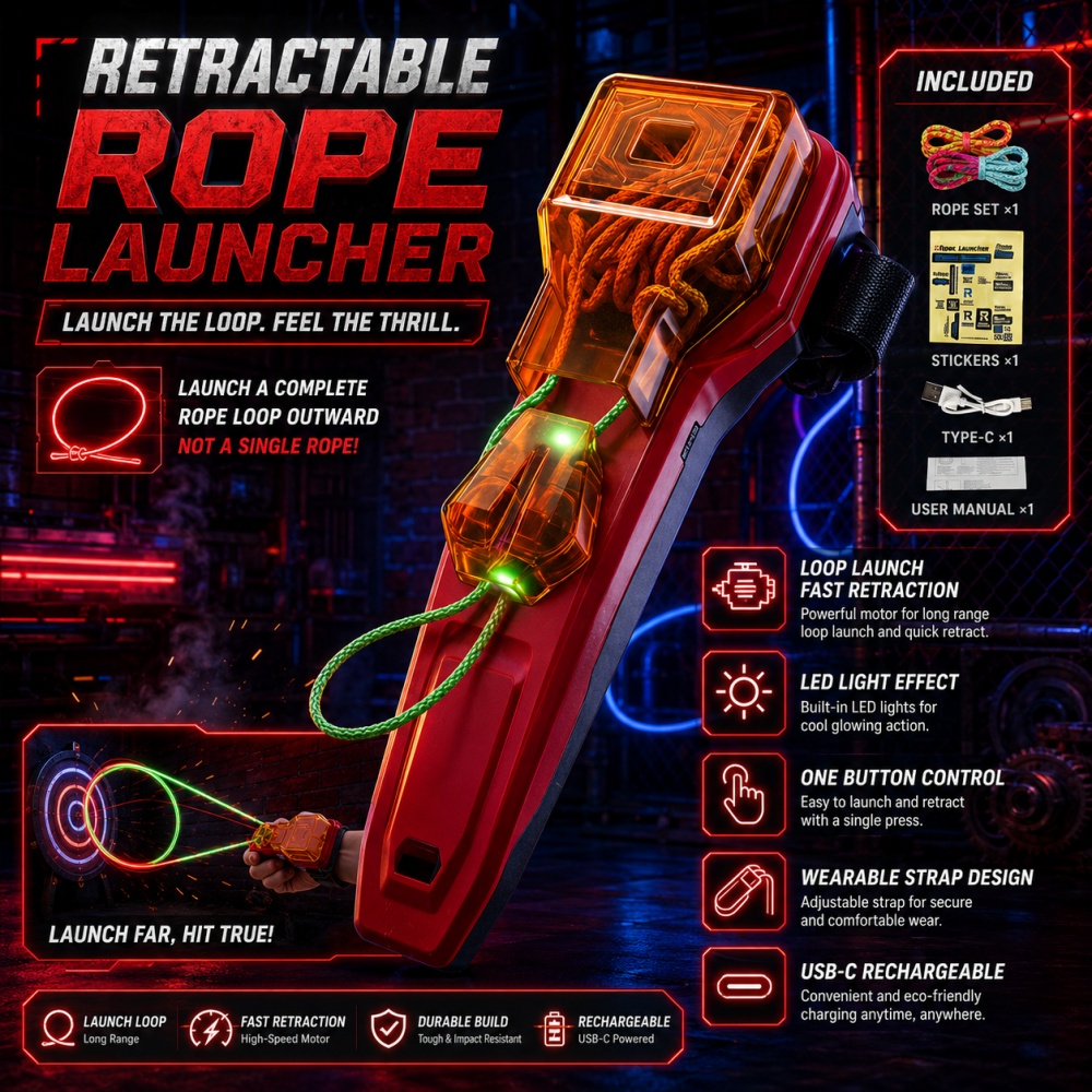 Novelty Gifts - Lanciatore di Corde a Rete di