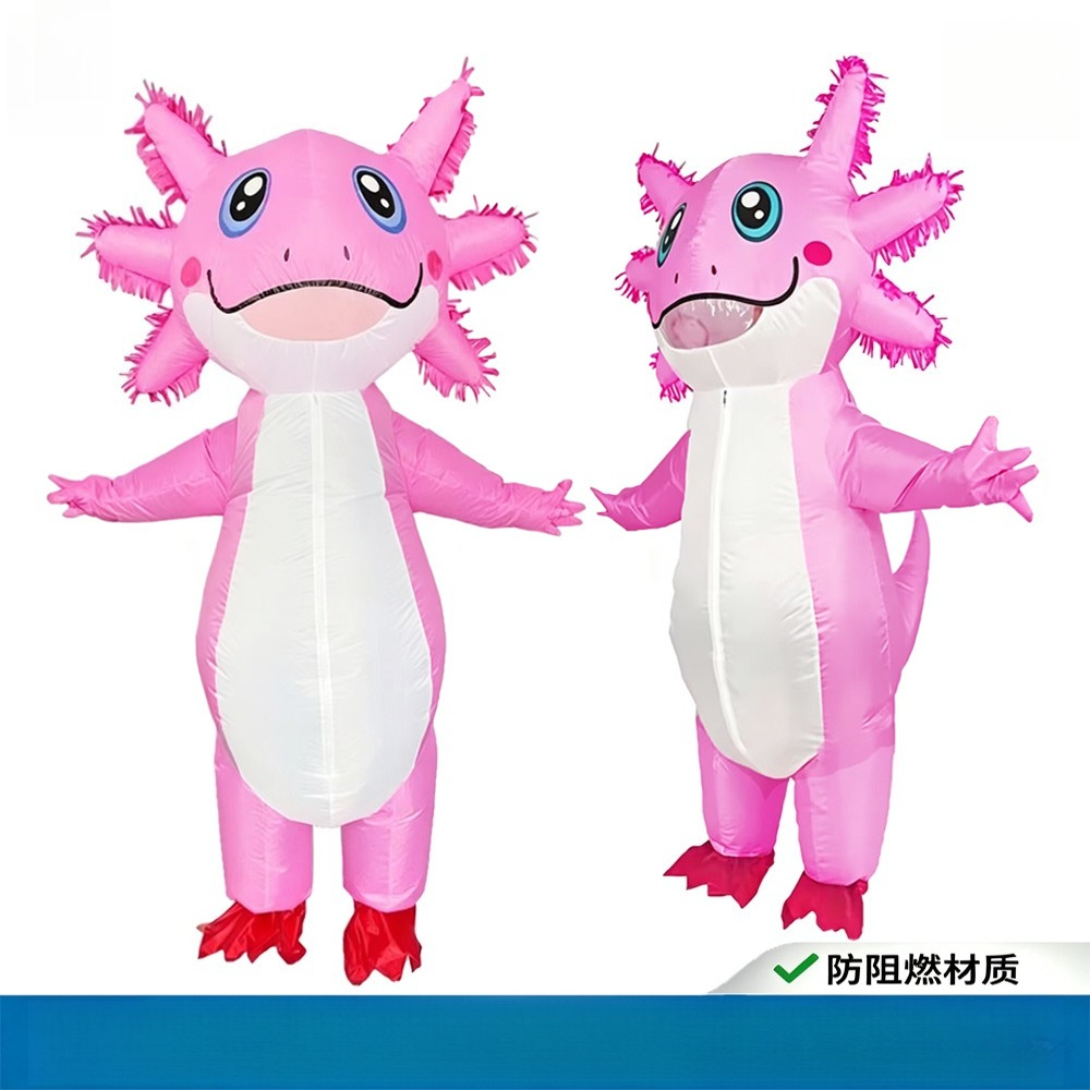 Costumes - Costume da Mascotte Gonfiabile di Salamandra