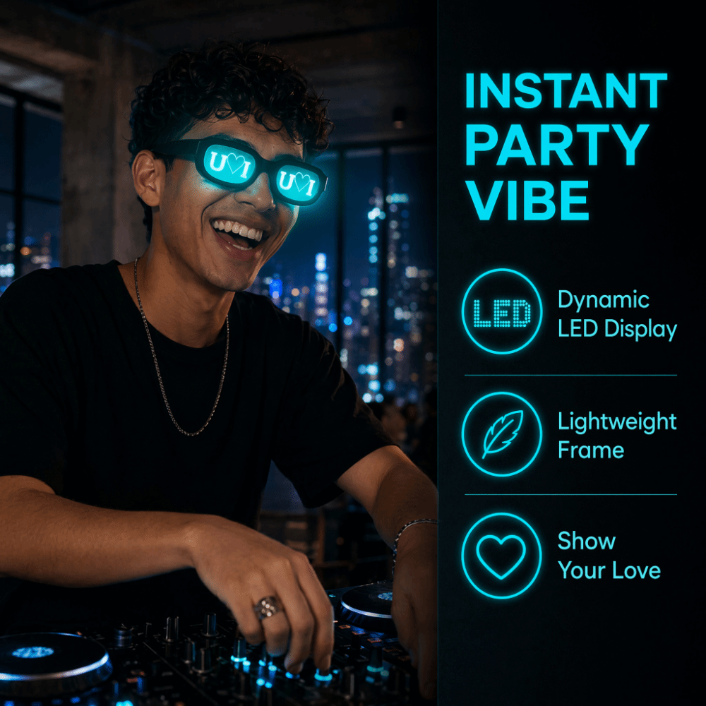 Occhiali LED a Effetto Special - Glow In The Dark Party Glasses recensione e prezzo