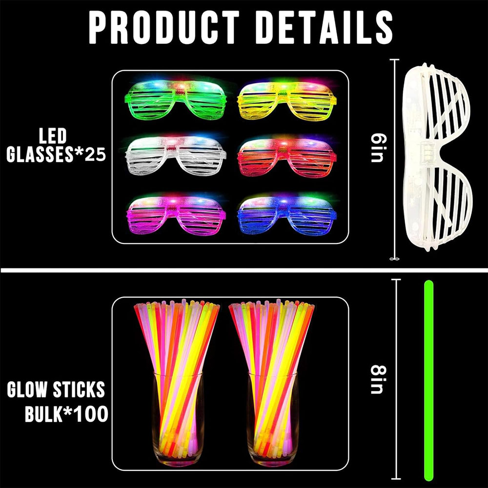 Confezione da 136 bomboniere c - Glow In The Dark Party Glasses recensione e prezzo