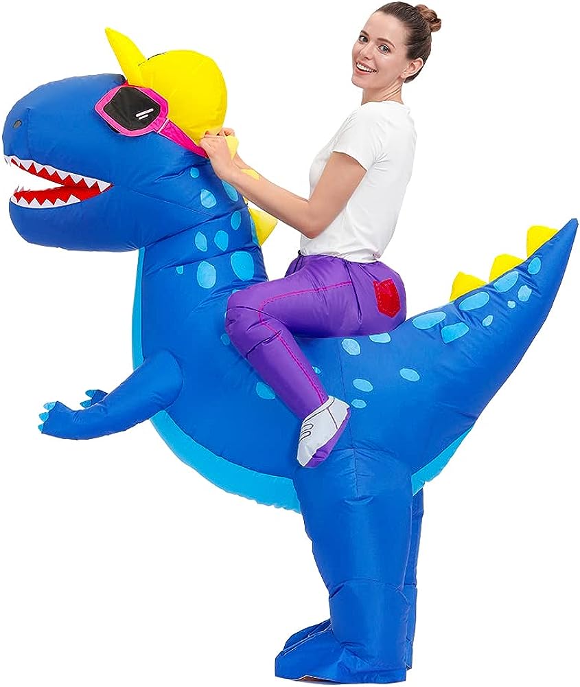 Costume da Dinosauro Gonfiabil - Inflatable Dinosaur Costume Adult recensione e prezzo
