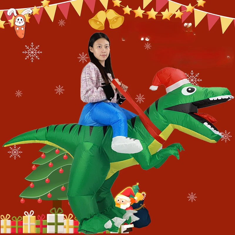 Costume gonfiabile natalizio a - Inflatable Dinosaur Costume Adult recensione e prezzo
